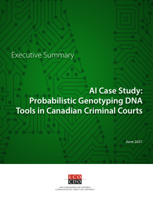 AI 案例研究：加拿大刑事法庭的概率基因分型 DNA 工具